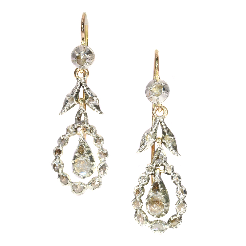 Elegance of Yesteryears: Late Georgian Diamond Earrings
